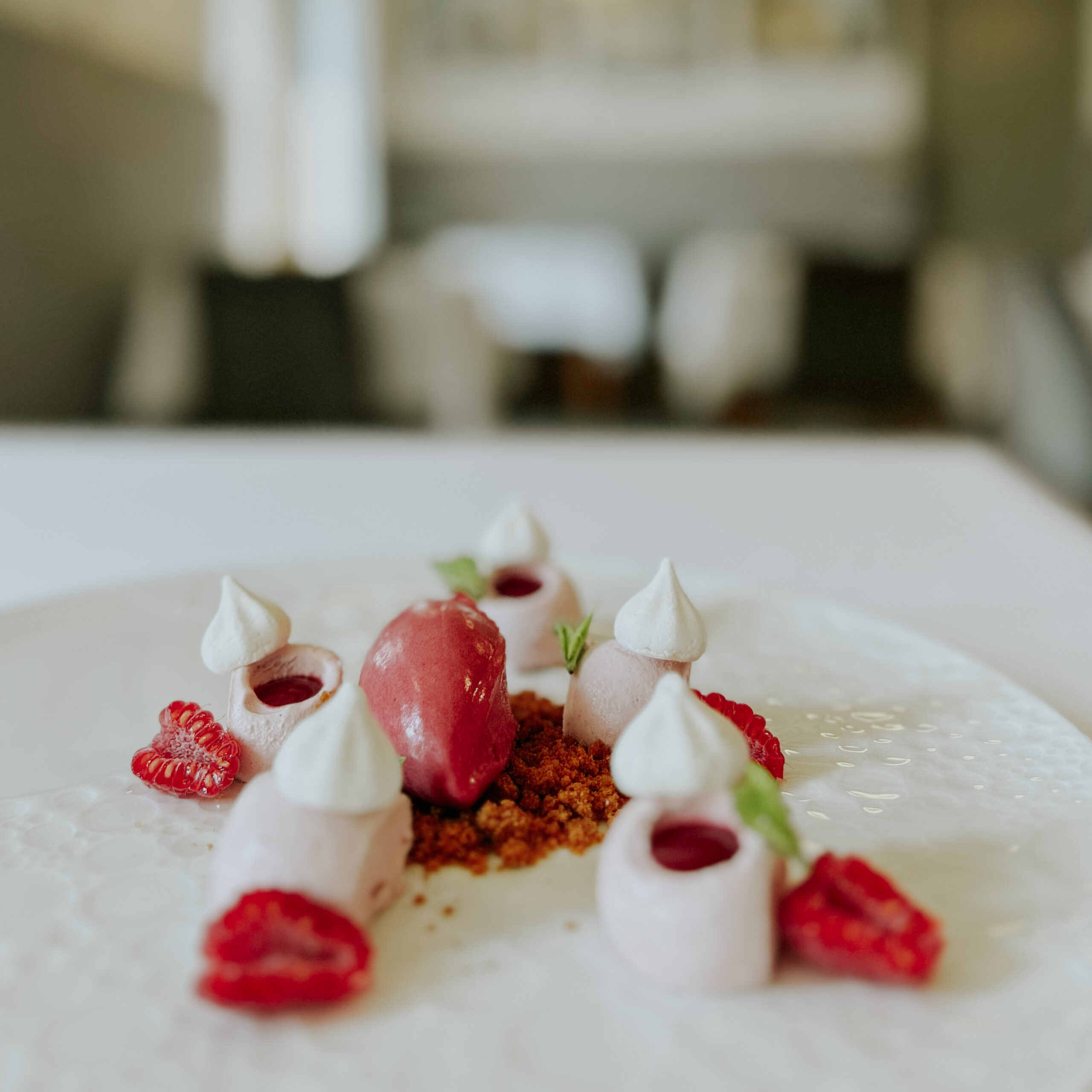 salle dessert fruits rouges